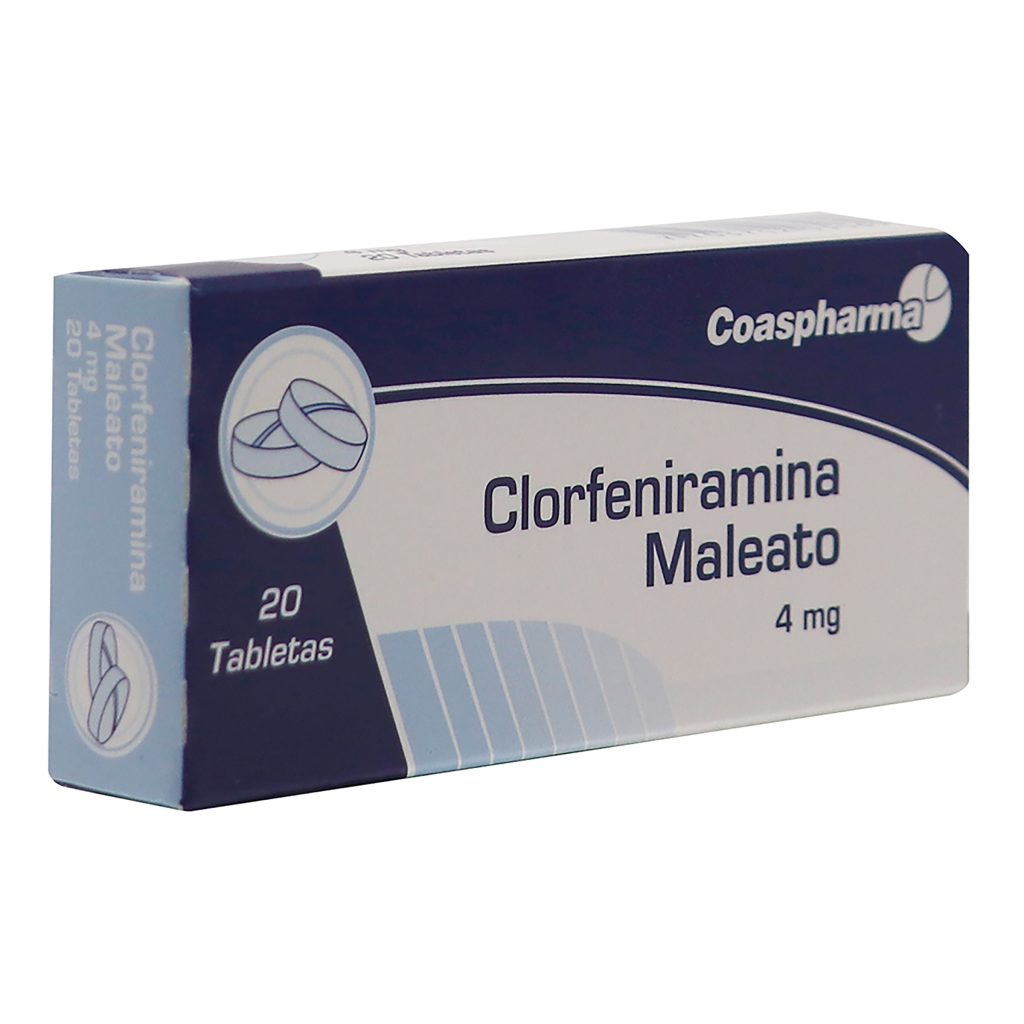 CLORFENIRAMINA 4 mg TABLETAS - Laboratorios