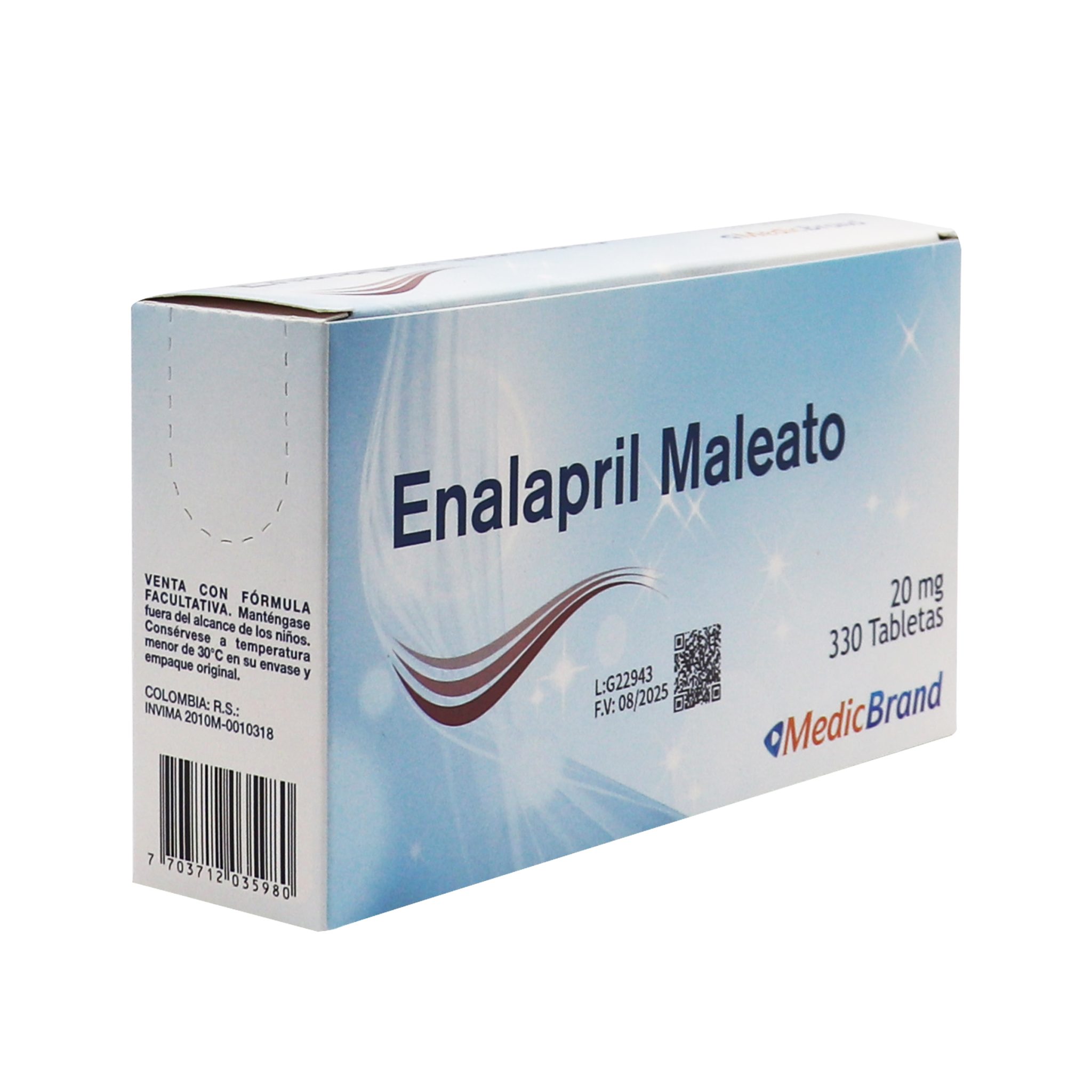 Enalapril20 Mg Tabletas Laboratorios 